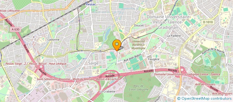 localisation de l'entreprise CLUB DES ENTREPRISES DE PESSAC à PESSAC