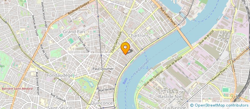 localisation de l'entreprise CLUB DES ENTREPRISES DU LAC à BORDEAUX