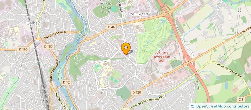 localisation de l'entreprise CLUB DES ENTREPRISES DYNAMIQUES  EPINAL