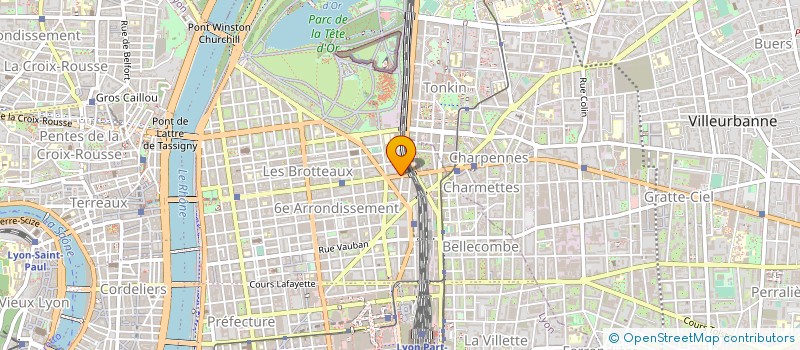 localisation de l'entreprise CLUB DES ENTREPRISES ET ENTREPRENEURS DE LYON 6EME (CEE6)  LYON