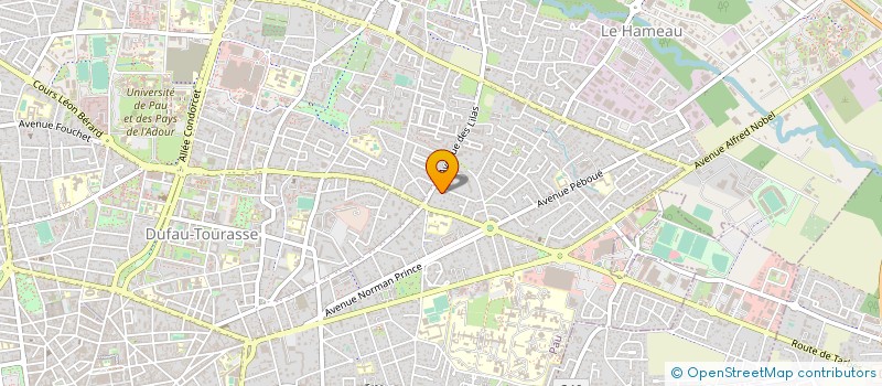 localisation de l'entreprise CLUB DES ETUDIANTS PASSIONNES D'AERONAUTIQUE à PAU
