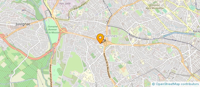 localisation de l'entreprise CLUB DES EXPORTATEURS DU LANGUEDOC-ROUSSILLON (CELR) à MONTPELLIER