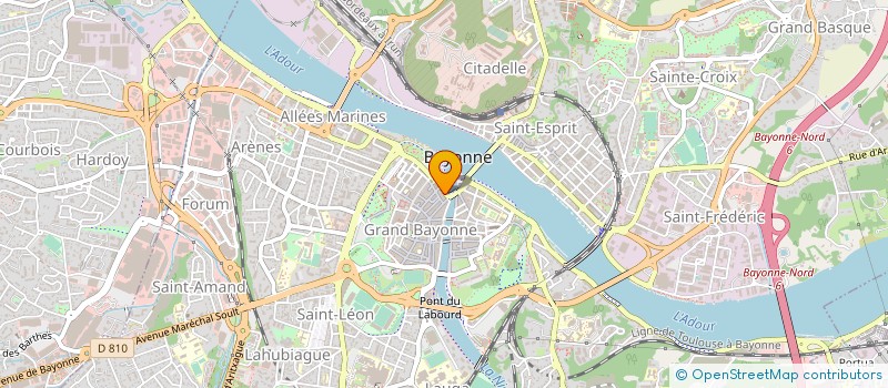 localisation de l'entreprise CLUB DES FIANCES à BAYONNE