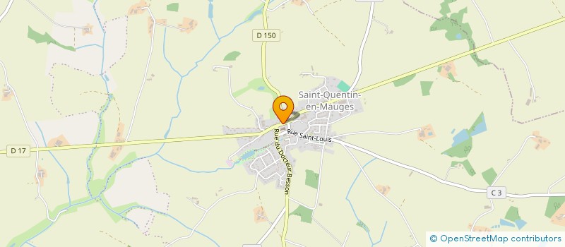 localisation de l'entreprise CLUB DES FLECHETTES DES BULL D'OZER à MONTREVAULT-SUR-EVRE