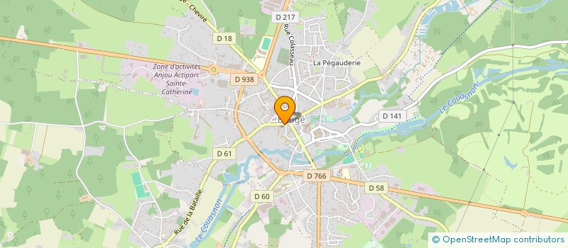 localisation de l'entreprise CLUB DES FLEURS D ARGENT à BAUGE-EN-ANJOU