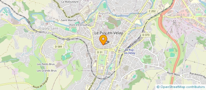 localisation de l'entreprise CLUB DES FUSEAUX D OR DU PUY EN VELAY à LE PUY-EN-VELAY