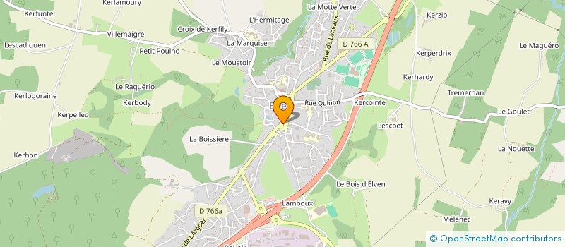 localisation de l'entreprise CLUB DES GENETS à SAINT-NOLFF