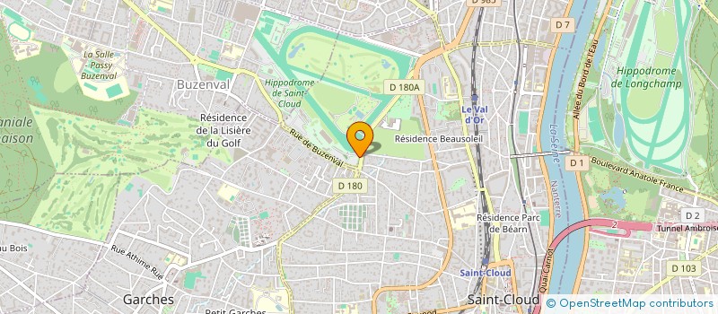 localisation de l'entreprise CLUB DES GENTLEMEN-RIDERS ET DES CAVALIERES  PARIS