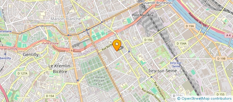 localisation de l'entreprise CLUB DES GEOLOGUES AMATEURS D'IVRY  EPINAY-SOUS-SENART