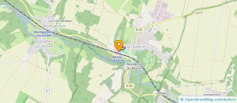 localisation de l'entreprise CLUB DES GOURMETS  BOISSY-L AILLERIE