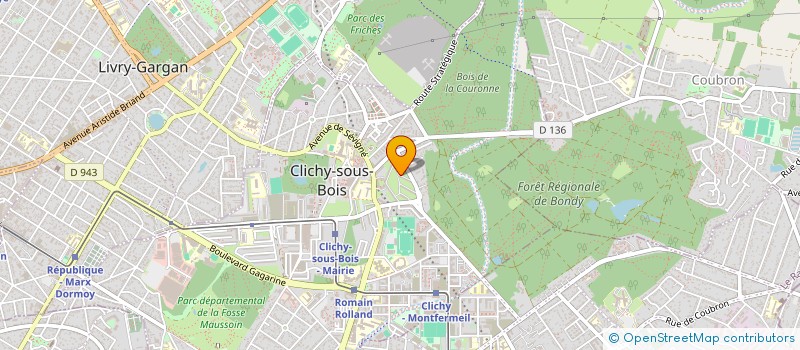 localisation de l'entreprise CLUB DES GRANDS ENTREPRENEURS à CLICHY-SOUS-BOIS