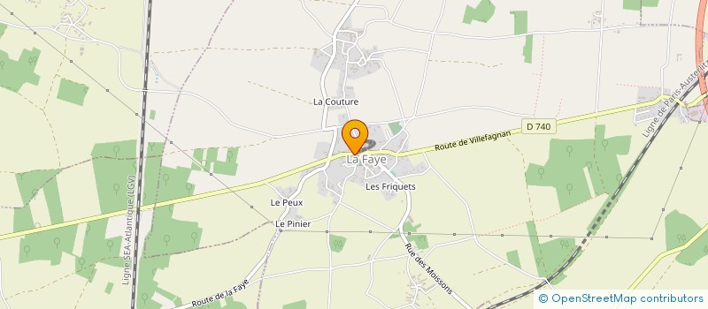 localisation de l'entreprise CLUB DES HEURES BENAISES à LA FAYE