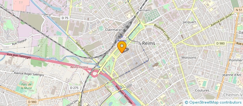 localisation de l'entreprise CLUB DES HOTELIERS DE REIMS CHAMPAGNE  REIMS