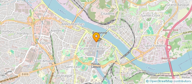 localisation de l'entreprise CLUB DES I3 SOC SPORTIVES à BAYONNE
