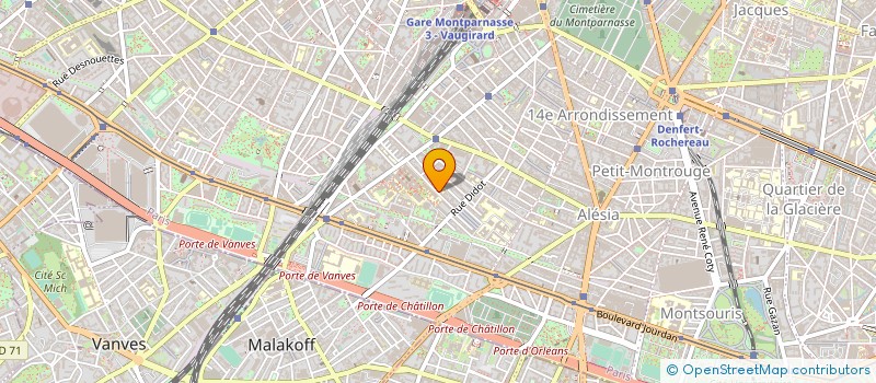 localisation de l'entreprise CLUB DES JEUNES à PARIS
