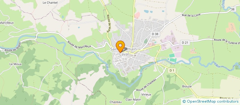 localisation de l'entreprise CLUB DES JEUNES DE BUSSY-ALBIEUX  BUSSY-ALBIEUX