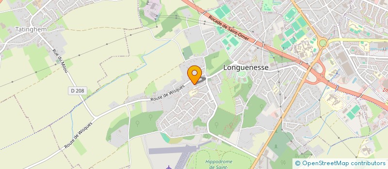 localisation de l'entreprise CLUB DES JEUNES DE LONGUENESSE  LONGUENESSE