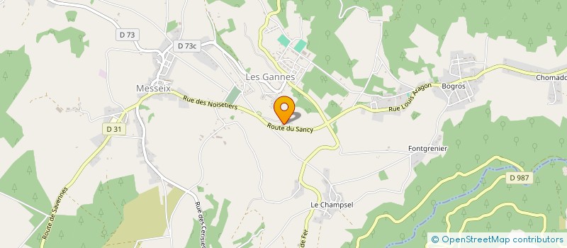 localisation de l'entreprise CLUB DES JEUNES DE MESSEIX  MESSEIX