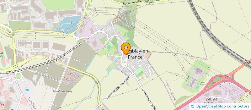 localisation de l'entreprise CLUB DES JEUNES DU VIEUX PAYS à TREMBLAY-EN-FRANCE