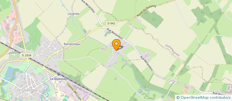localisation de l'entreprise CLUB DES JEUNES LA RHONELLE à VILLEREAU