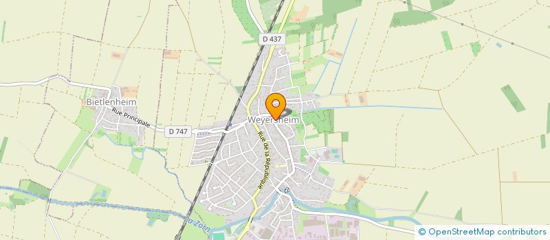 localisation de l'entreprise CLUB DES JOYEUSES RETROUVAILLES  WEYERSHEIM