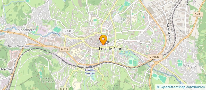 localisation de l'entreprise CLUB DES LECTEURS DE PARTICIPE PRESENT à LONS-LE-SAUNIER
