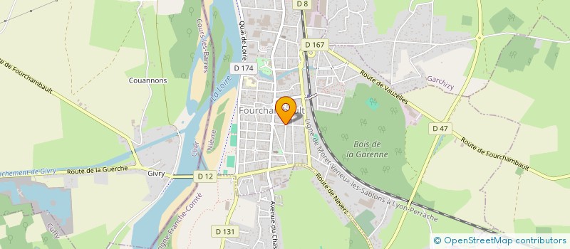 localisation de l'entreprise CLUB DES LILAS à FOURCHAMBAULT