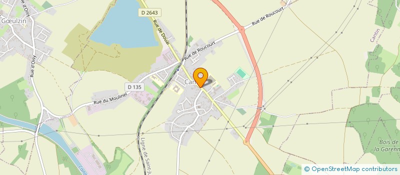 localisation de l'entreprise CLUB DES LOISIRS DE CANTIN  CANTIN