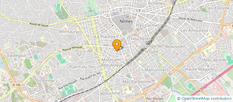 localisation de l'entreprise CLUB DES LOISIRS DE L ESPRIT ET SPORTIFS  NIMES