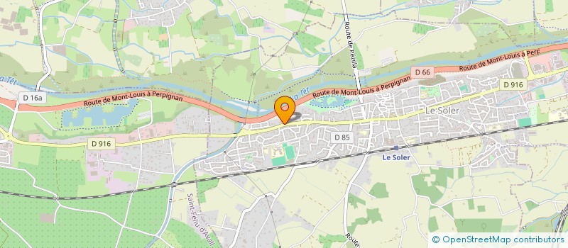 localisation de l'entreprise CLUB DES LOISIRS ET DE L'AMITIE  LE SOLER