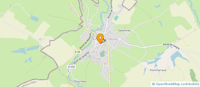 localisation de l'entreprise CLUB DES LOISIRS MECANIQUES D'AINAY-LE-CHATEAU à AINAY-LE-CHATEAU