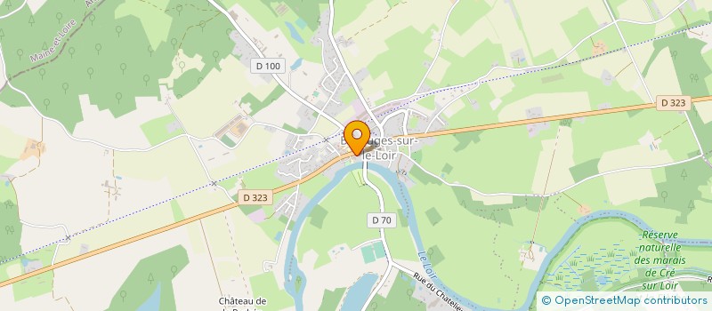 localisation de l'entreprise CLUB DES LOISIRS SECTION GYMNASTIQUE à BAZOUGES CRE SUR LOIR