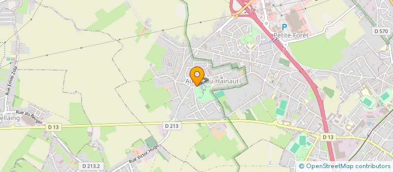 localisation de l'entreprise CLUB DES MAZINGUES  AUBRY-DU-HAINAUT