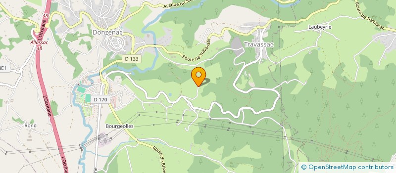 localisation de l'entreprise CLUB DES MILLE FLEURS  SAINT PARDOUX L'ORTIGIER