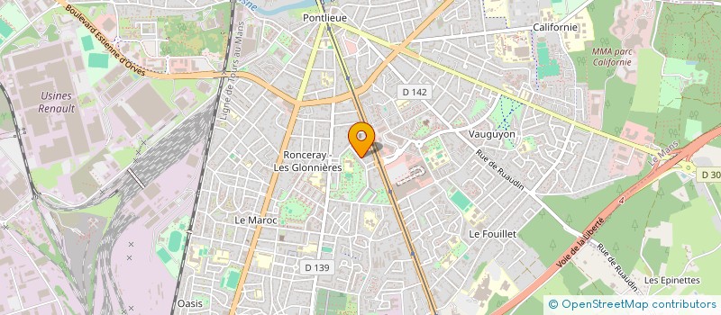 localisation de l'entreprise CLUB DES MODELISTES FERROVIAIRES DU MAINE  LE MANS