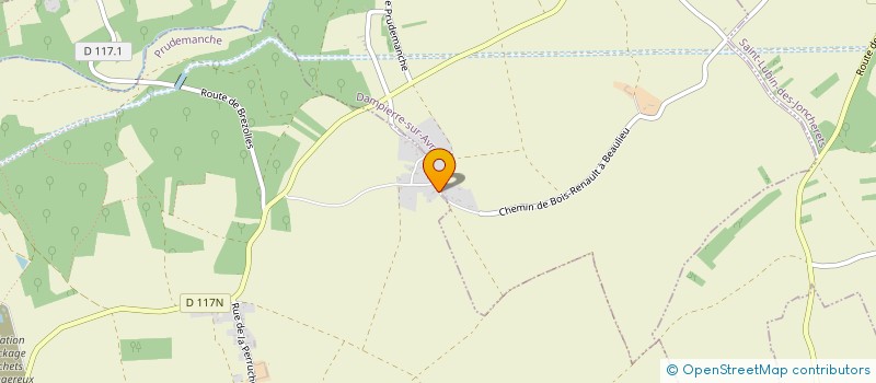 localisation de l'entreprise CLUB DES MONARCHS DE DREUX à PRUDEMANCHE