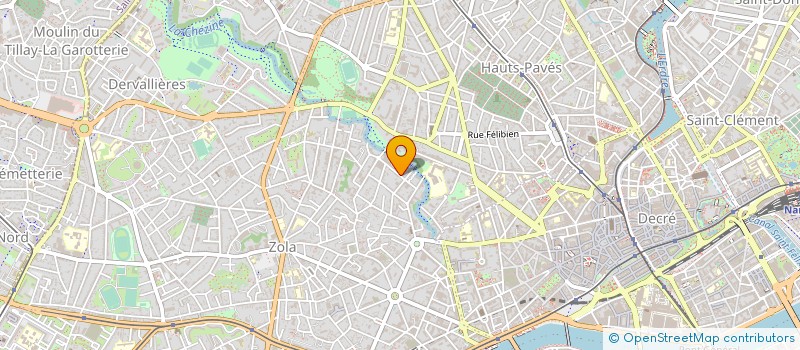localisation de l'entreprise CLUB DES MOUETTES BLANCHES à NANTES