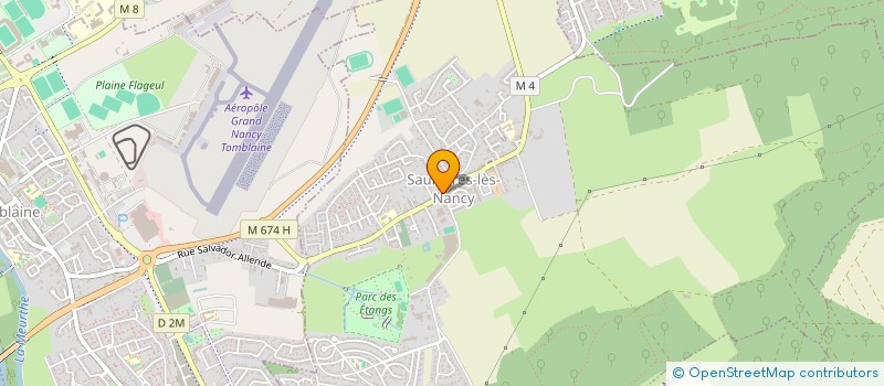 localisation de l'entreprise CLUB DES NAGEURS DE LA PORTE VERTE-SAULXURES LES NANCY  SAULXURES-LES-NANCY