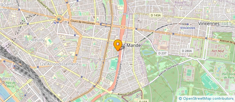 localisation de l'entreprise CLUB DES NAGEURS DE PARIS    4  PARIS