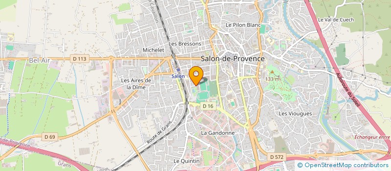 localisation de l'entreprise CLUB DES NAGEURS SALONAIS à SALON-DE-PROVENCE