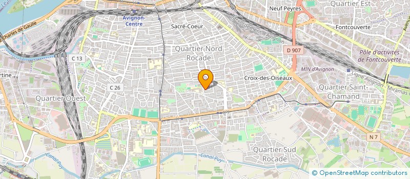 localisation de l'entreprise CLUB DES NAGEURS SAUVETEURS D AVIGNON à AVIGNON