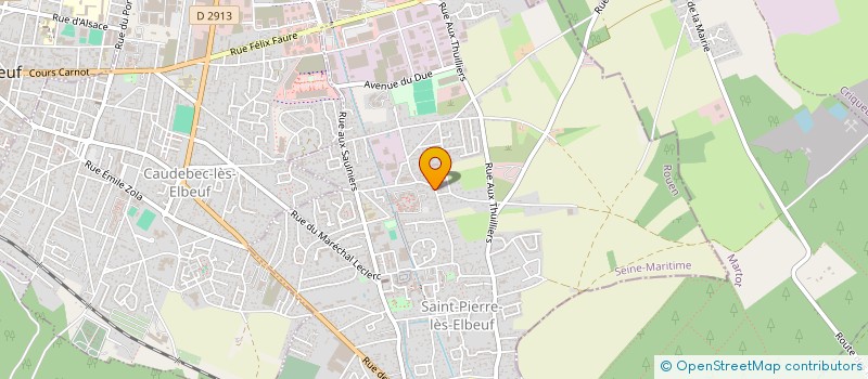 localisation de l'entreprise CLUB DES NATURISTES ROUENNAIS  SAINT-PIERRE-LES-ELBEUF