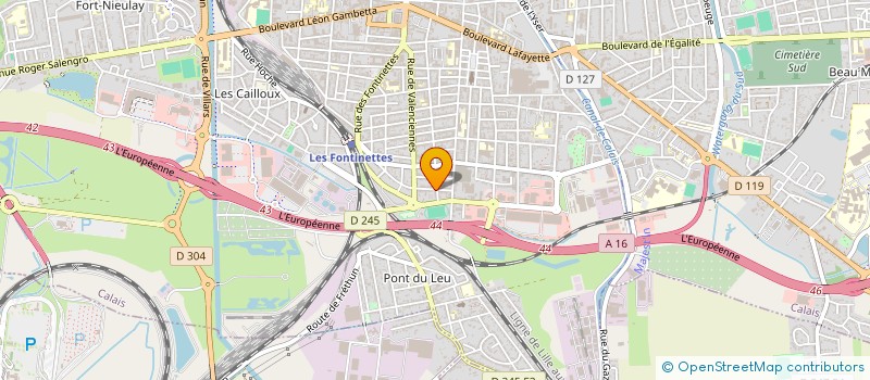 localisation de l'entreprise CLUB DES PAPOUS à CALAIS