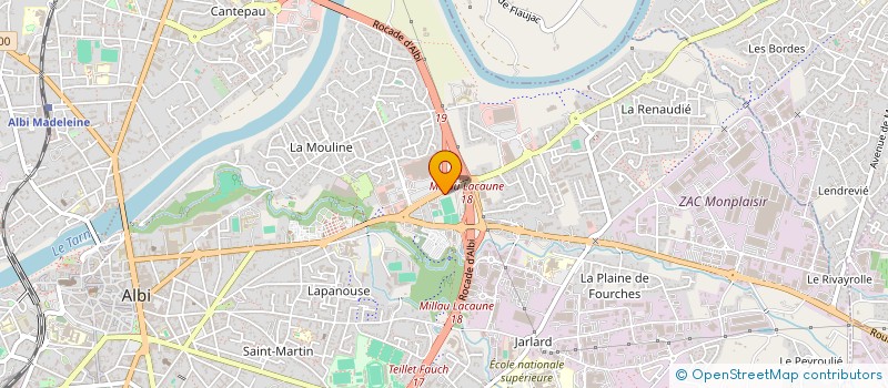 localisation de l'entreprise CLUB DES PARTENAIRES DE L' AMTF à ALBI