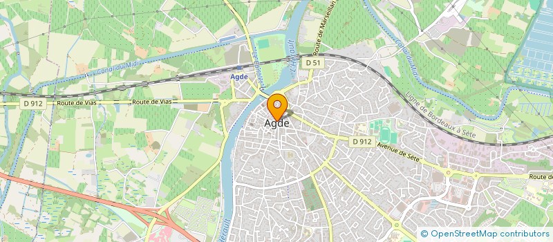 localisation de l'entreprise CLUB DES PARTENAIRES DU ROA MELEE OUVERTE  AGDE
