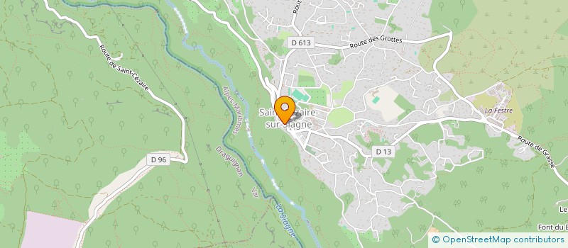 localisation de l'entreprise CLUB DES PECHEURS DE GRASSE ET DU CANTON DE SAINT VALLIER à SAINT-CEZAIRE-SUR-SIAGNE