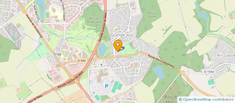 localisation de l'entreprise CLUB DES PERSONNES AGEES ET RETRAITES DE LA GRANGE AUX BOIS  METZ