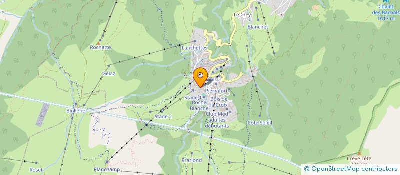 localisation de l'entreprise CLUB DES PIOU PIOU VALMOREL DOUCY à LES AVANCHERS-VALMOREL