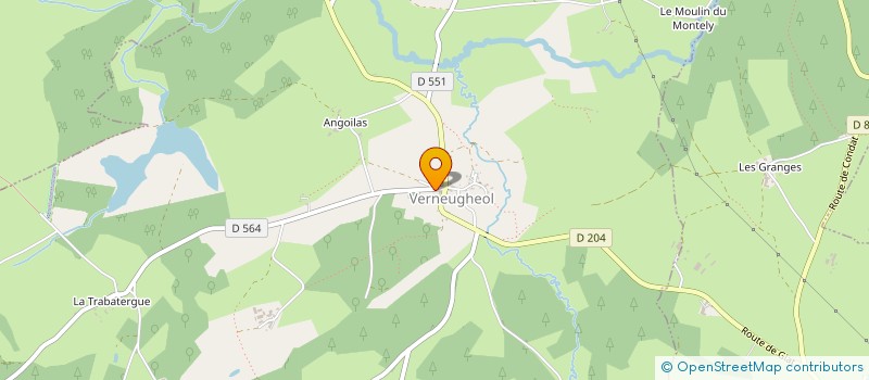 localisation de l'entreprise CLUB DES PLEIADES  VERNEUGHEOL