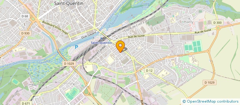 localisation de l'entreprise CLUB DES PLONGEURS DE SAINT-QUENTIN à SAINT-QUENTIN